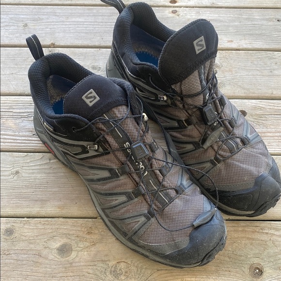 Salomon Men's Black and Gray ultra XTrail Running Shoes - Picture 1 of 7